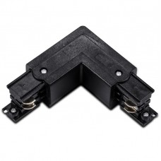 Σύνδεσμος Ράγας Γωνία 4 Καλωδίων Μαύρος 23-151